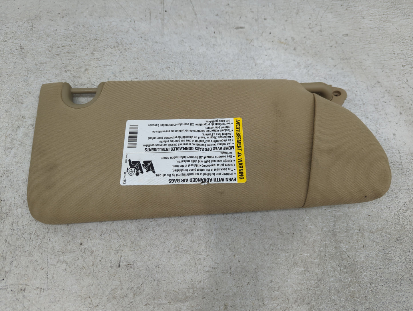2006-2011 Buick Lucerne Sun Visor Shade Replacement Driver Left Mirror Fits Fits 2006 2007 2008 2009 2010 2011 OEM Used Auto