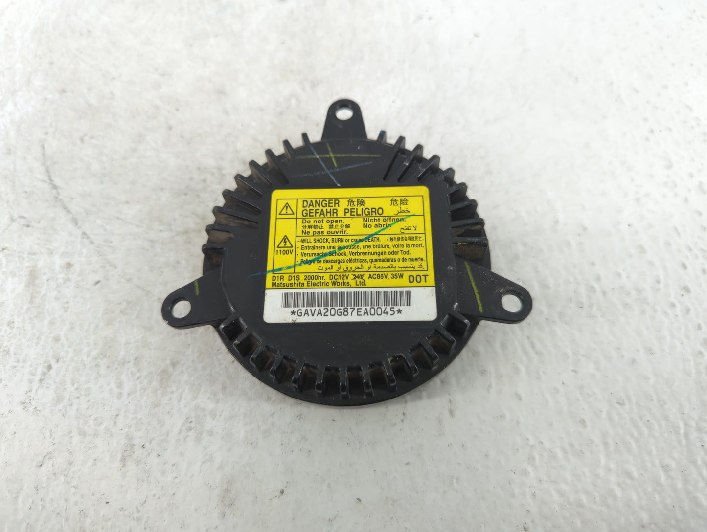 2009 Cadillac Cts Headlight Ballast Head Light - Oemusedautoparts1.com