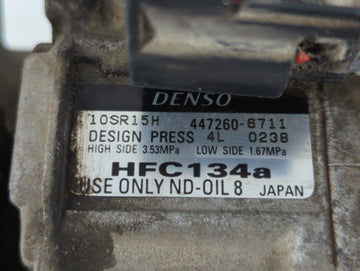 2008-2014 Cadillac Cts Air Conditioning A/c Ac Compressor Oem