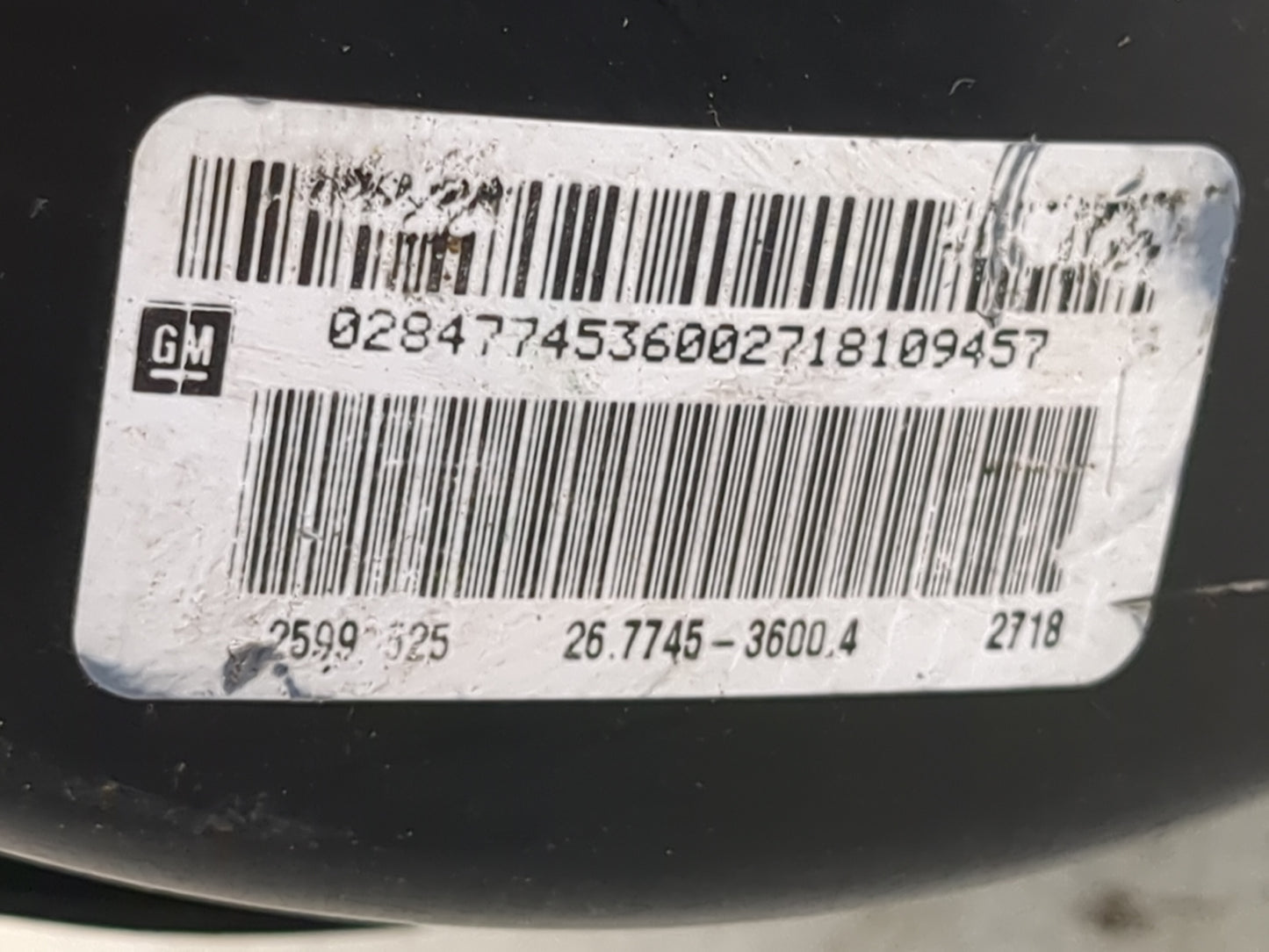 2009-2010 Chevrolet Cobalt Power Brake Booster Oem 1492467 - Oemusedautoparts1.com