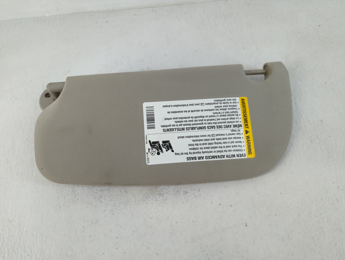 2005-2010 Chevrolet Cobalt Sun Visor Shade Replacement Passenger Right Mirror Fits Fits 2005 2006 2007 2008 2009 2010 OEM Us