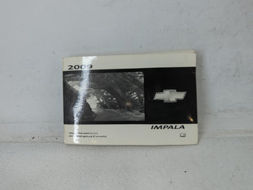 2009 Chevrolet Impala Owners Manual Book Guide OEM Used Auto Parts
