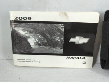 2009 Chevrolet Impala Owners Manual Book Guide P/N:25783631 OEM Used Auto Parts