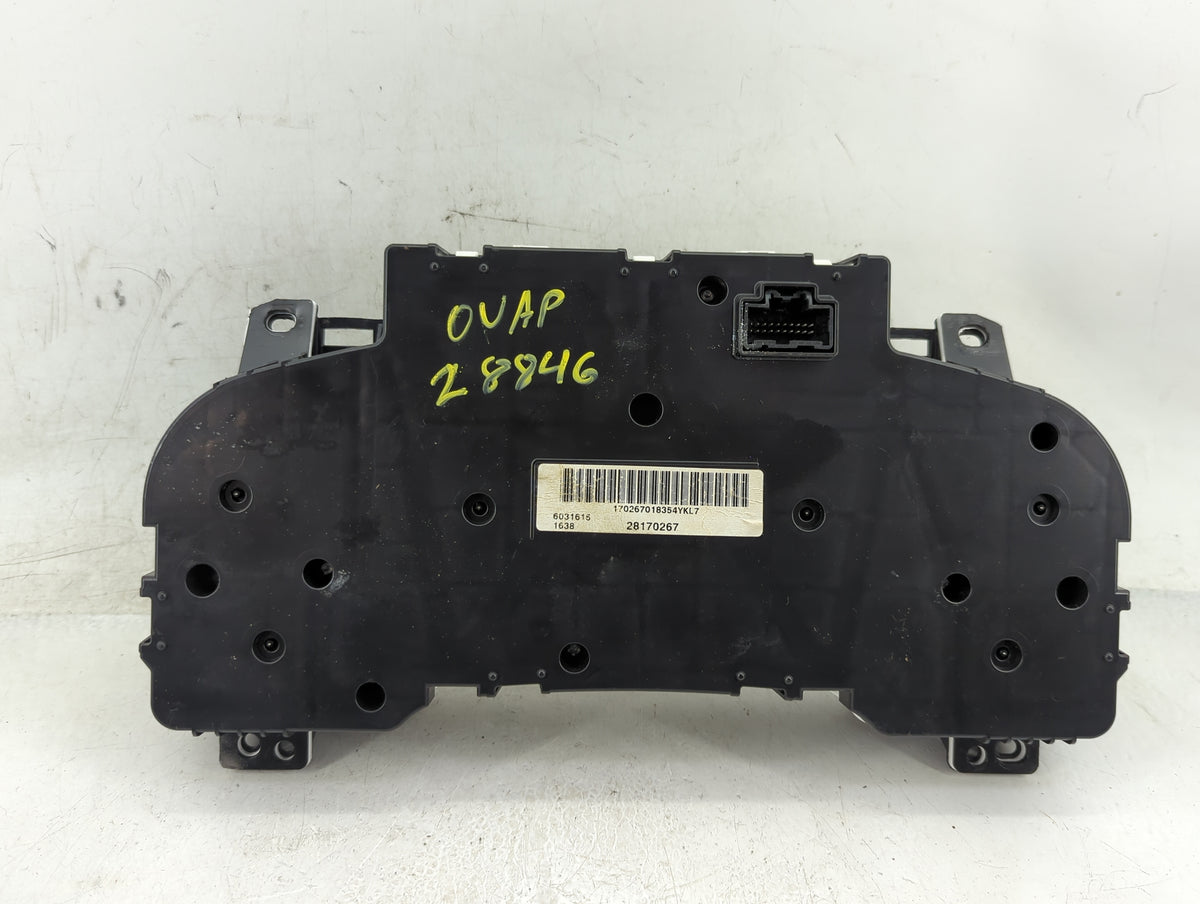 2009 Chevrolet Silverado 1500 Instrument Cluster Speedometer Gauges P/N:28170267 Miles:166K Fits OEM Used Auto Parts - Oemus