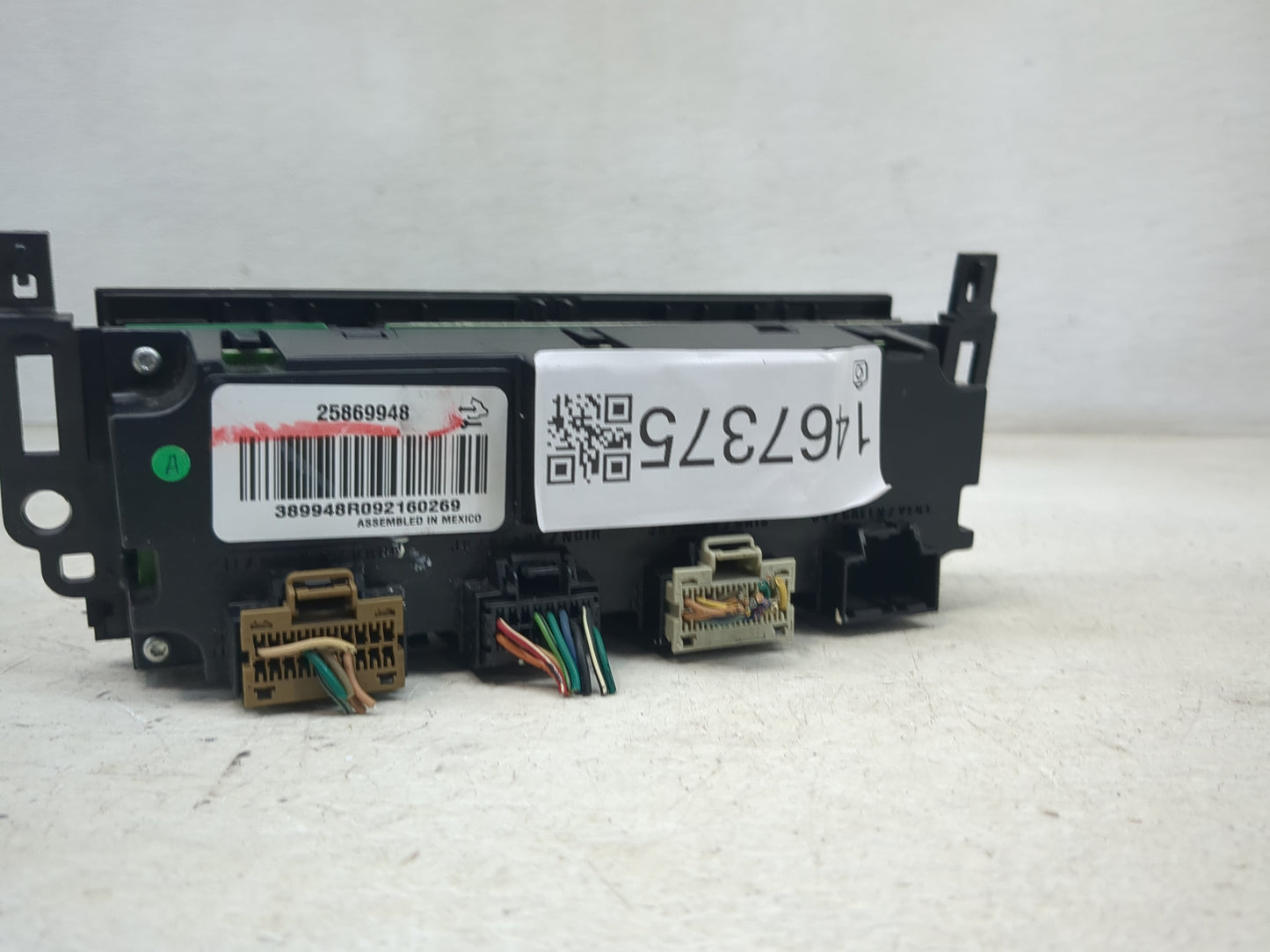 2008-2009 Chevrolet Silverado 1500 Climate Control Module Temperature AC/Heater Replacement P/N:25869948 389948R092160269 Fi