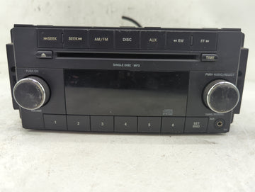 2009 Chrysler Town and Country Radio AM FM Cd Player Receiver Replacement P/N:P68021157AD Fits Fits 2008 2010 2011 OEM Used Auto Parts