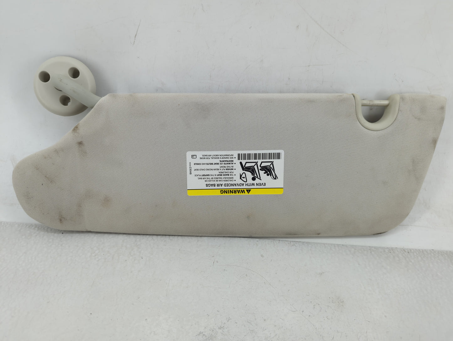 2008-2010 Chrysler Town & Country Sun Visor Shade Replacement Driver Left Mirror Fits Fits 2008 2009 2010 OEM Used Auto Part