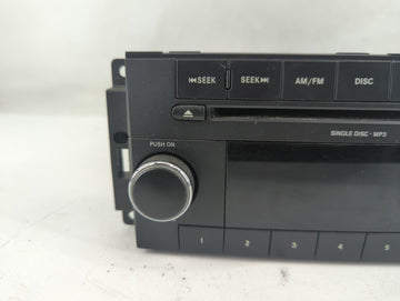 2008-2010 Dodge Charger Radio AM FM Cd Player Receiver Replacement P/N:P68021159AC Fits Fits 2008 2009 2010 OEM Used Auto Parts