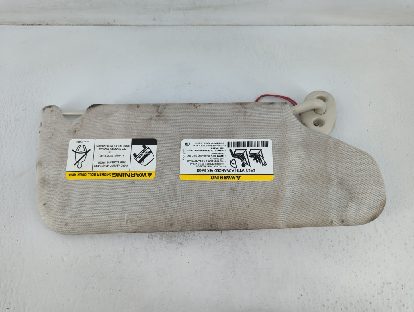 2007-2010 Dodge Nitro Sun Visor Shade Replacement Passenger Right Mirror Fits Fits 2007 2008 2009 2010 OEM Used Auto Parts -