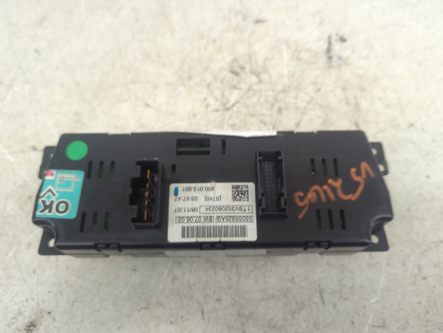 2009-2010 Dodge Ram 1500 Climate Control Module Temperature AC/Heater Replacement P/N:55056826AG 1TSV332080234 Fits Fits 200