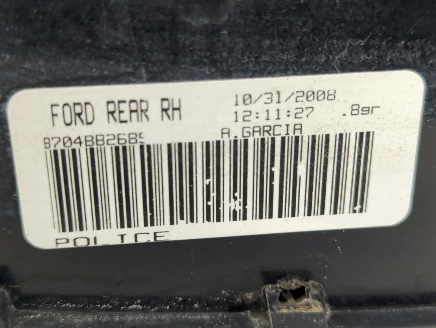 2000-2011 Ford Crown Victoria Tail Light Assembly Passenger Right OEM Fits OEM Used Auto Parts - Oemusedautoparts1.com