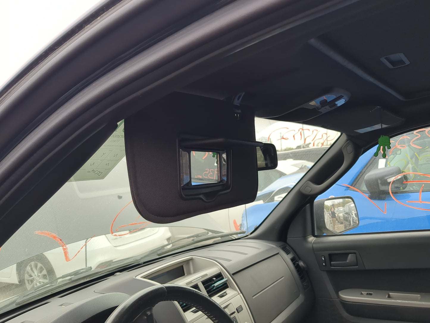 2008-2009 Ford Escape Sun Visor Shade Replacement Driver Left Mirror Fits Fits 2008 2009 OEM Used Auto Parts - Oemusedautopa
