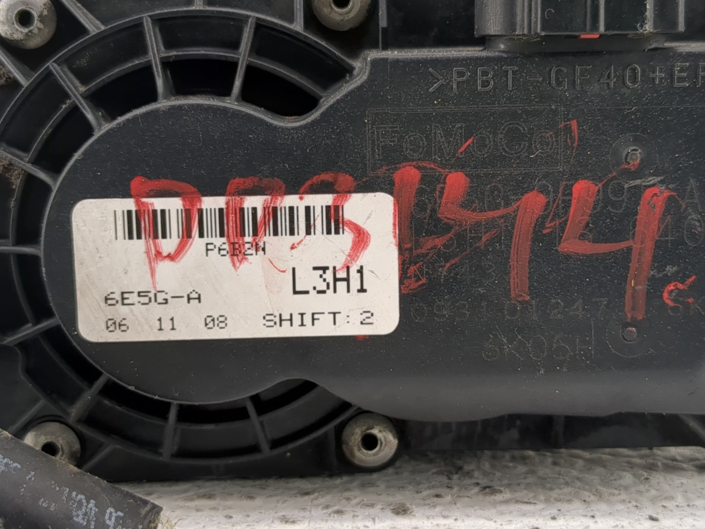 2006-2009 Ford Fusion Throttle Body Fits Fits 2006 2007 2008 2009 OEM Used Auto Parts - Oemusedautoparts1.com