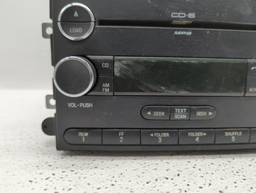2006-2009 Ford Fusion Radio AM FM Cd Player Receiver Replacement P/N:9E51-18C815-AA 8E5T-18C815-BF Fits Fits 2006 2007 2008 2009 OEM Used Auto Parts