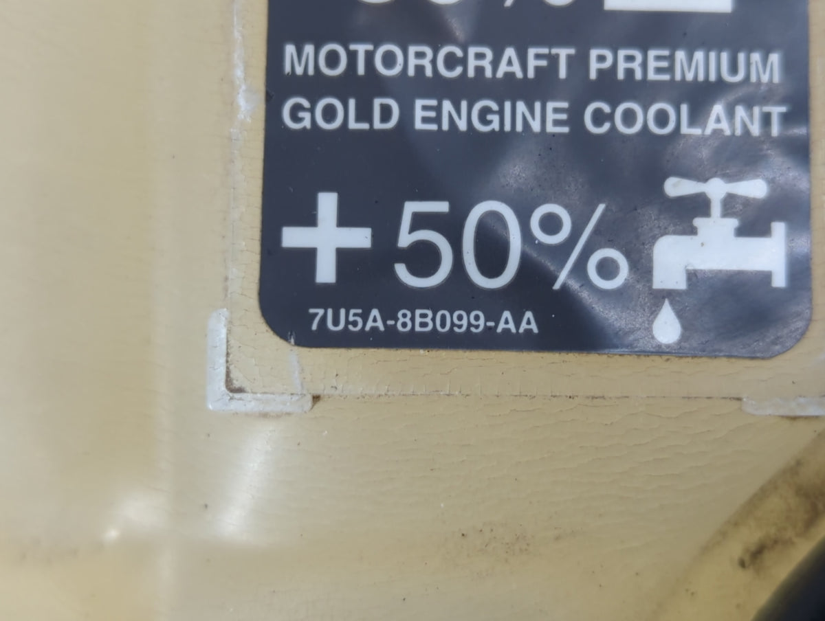 2006-2009 Ford Fusion Radiator Coolant Overflow Expansion Tank Bottle 914684 - Oemusedautoparts1.com