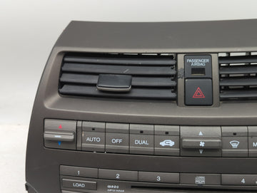 2008-2009 Honda Accord Radio AM FM Cd Player Receiver Replacement Fits Fits 2008 2009 OEM Used Auto Parts