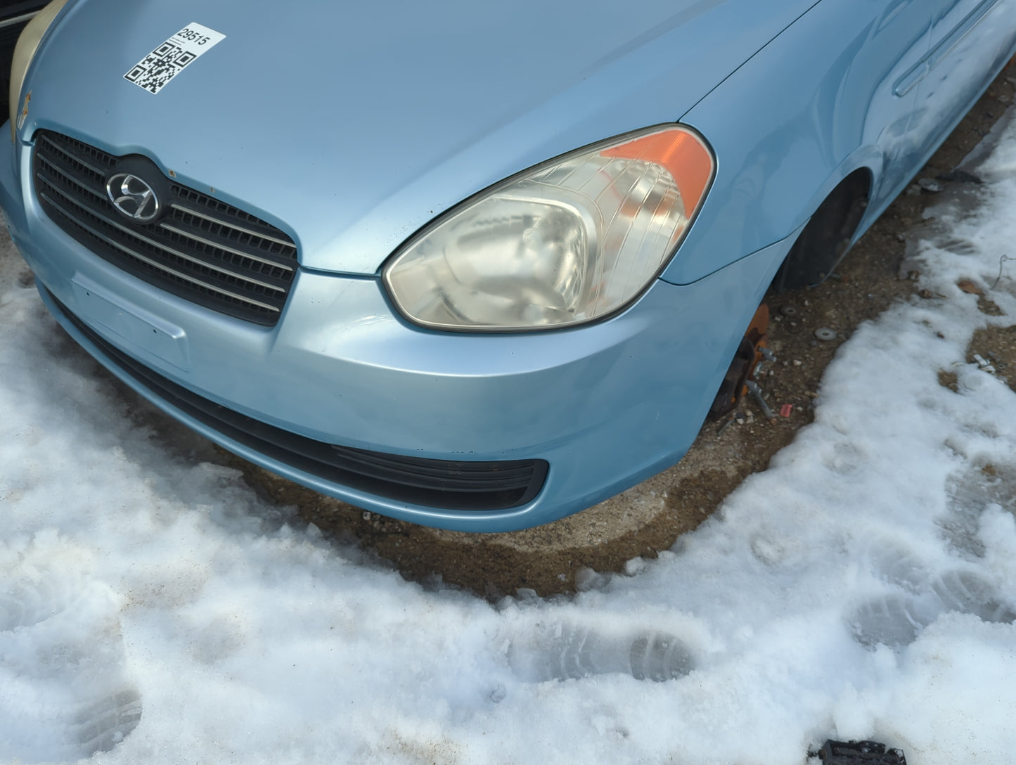 2006-2011 Hyundai Accent Front Bumper - Oem - Oemusedautoparts1.com