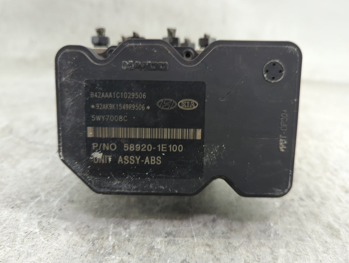2009-2011 Hyundai Accent Anti-Lock Brake ABS Pump Module Actuator OEM P/N:58920-1E100 Fits Fits 2009 2010 2011 OEM Used Auto