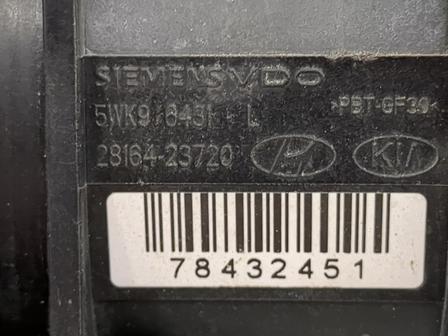 2007-2010 Hyundai Elantra Mass Air Flow Meter Maf 1486582 - Oemusedautoparts1.com