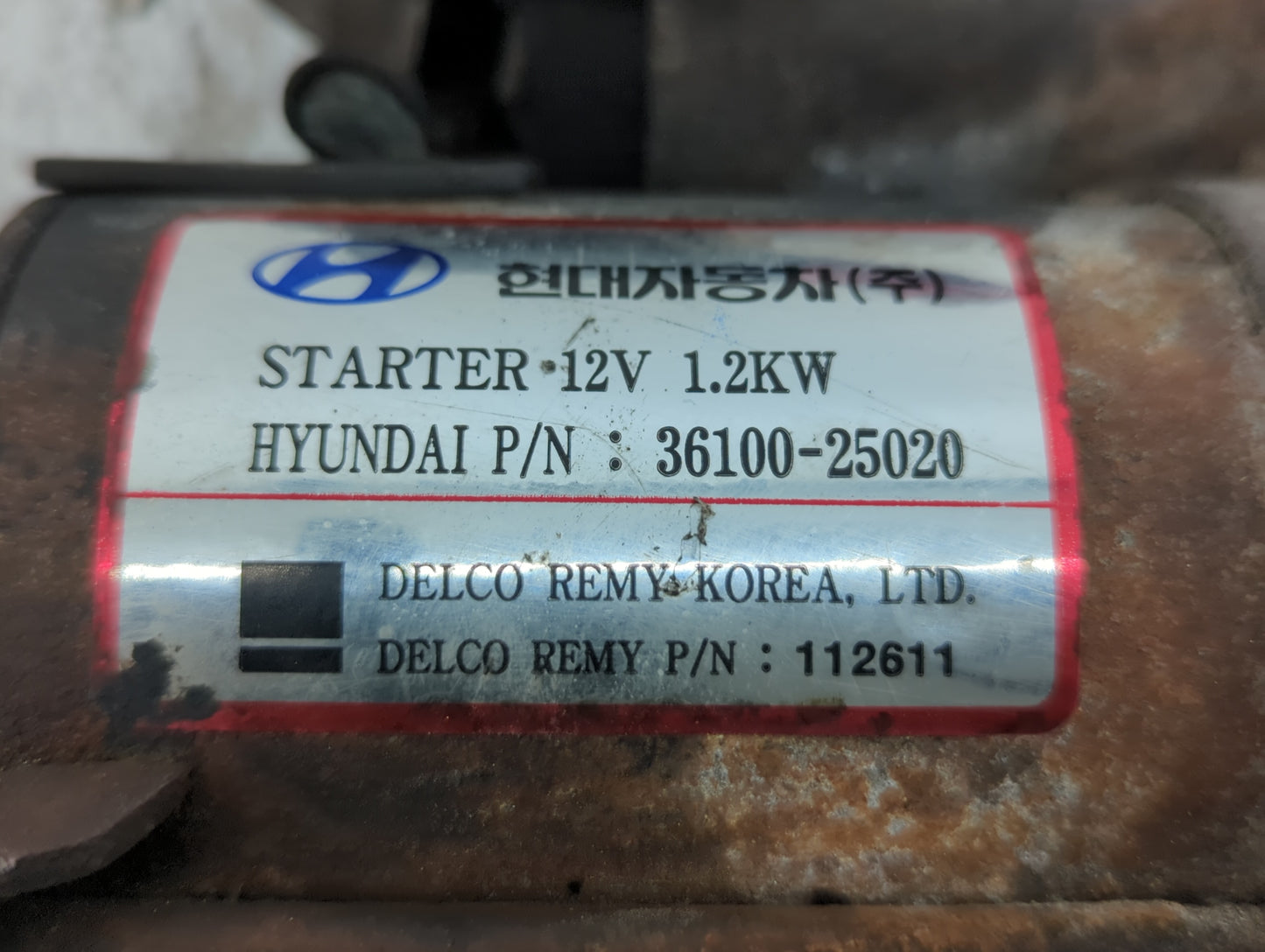 2006-2010 Hyundai Sonata Car Starter Motor Solenoid OEM P/N:36100-25020 8000169 Fits Fits 2006 2007 2008 2009 2010 2011 2012