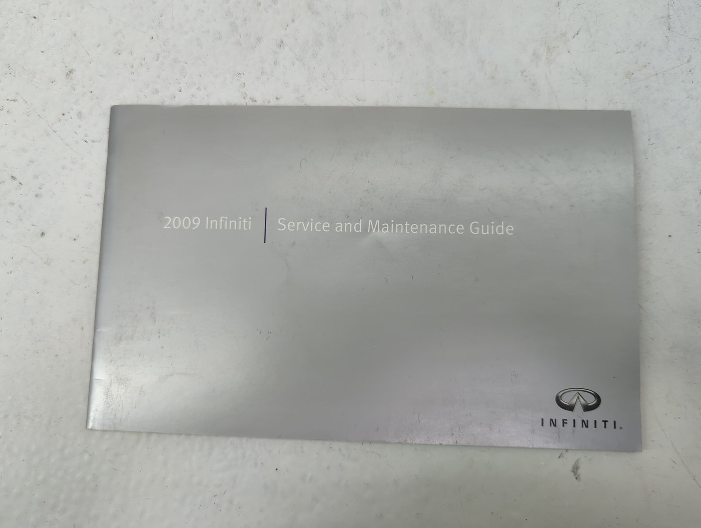 2009 Infiniti G37 Owners Manual Book Guide P/N:QR9E-0V36U0 WB9E-0INFU0 OEM Used Auto Parts - Oemusedautoparts1.com