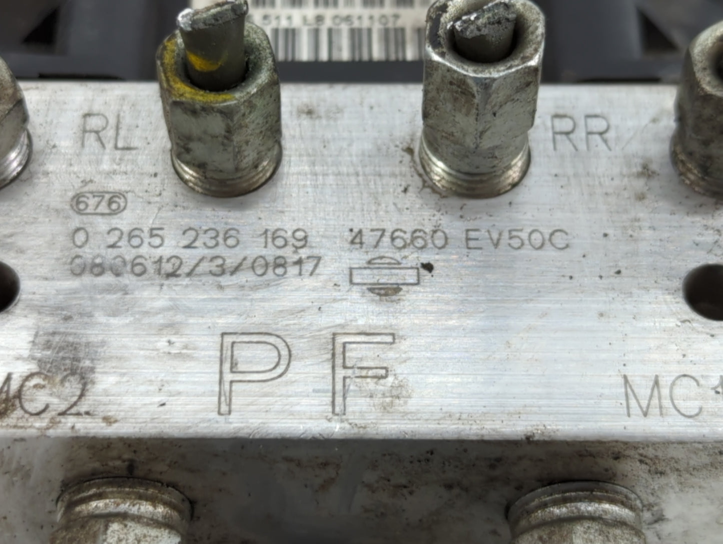 2009-2010 Infiniti M45 ABS Pump Control Module Replacement P/N:47660 EV50C Fits Fits 2009 2010 OEM Used Auto Parts - Oemused