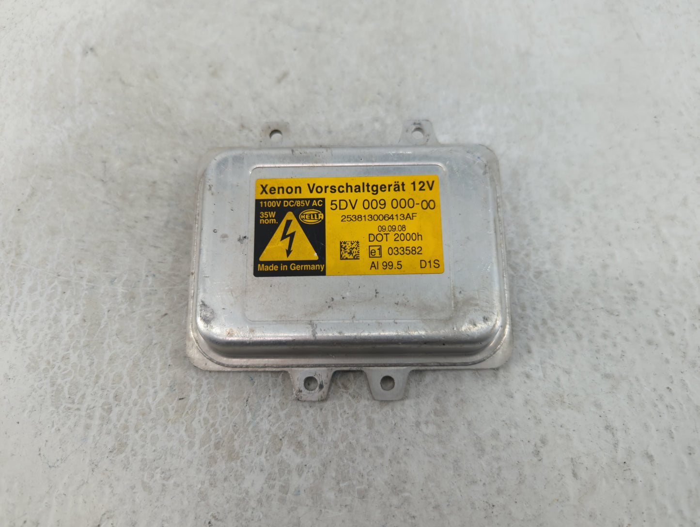 2009-2012 Jaguar Xf Headlight Ballast Head Light - Oemusedautoparts1.com