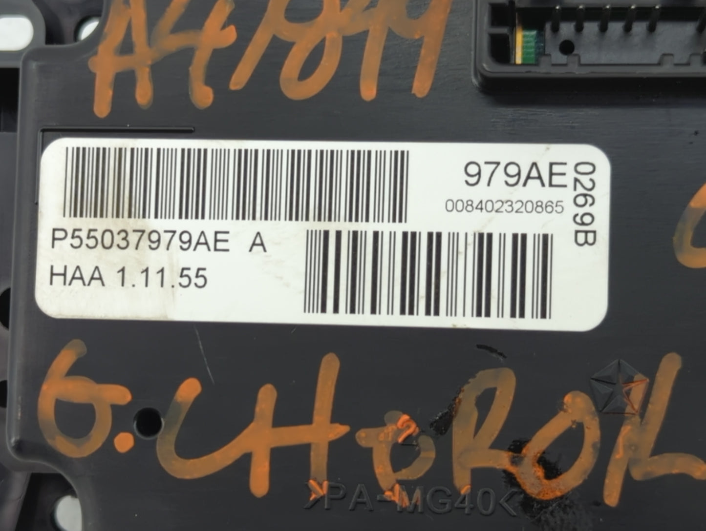 2007-2010 Jeep Grand Cherokee Climate Control Module Temperature AC/Heater Replacement P/N:55037979AE Fits OEM Used Auto Par