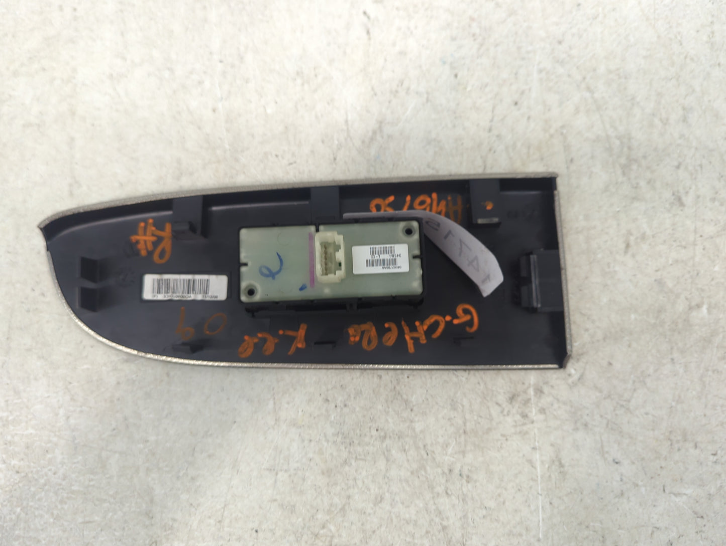 2009 Jeep Grand Cherokee Passenger Right Power Window Switch X3500600oa - Oemusedautoparts1.com