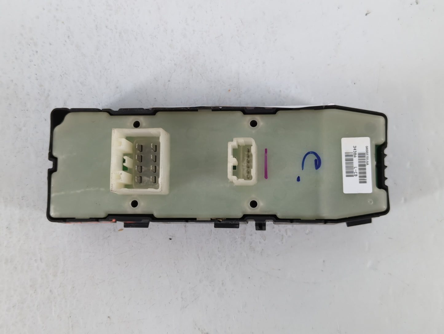 2006-2010 Jeep Grand Cherokee Master Power Window Switch Replacement Driver Side Left P/N:04602781AA Fits OEM Used Auto Part