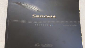 2009 Kia Sedona Owners Manual Book Guide OEM Used Auto Parts