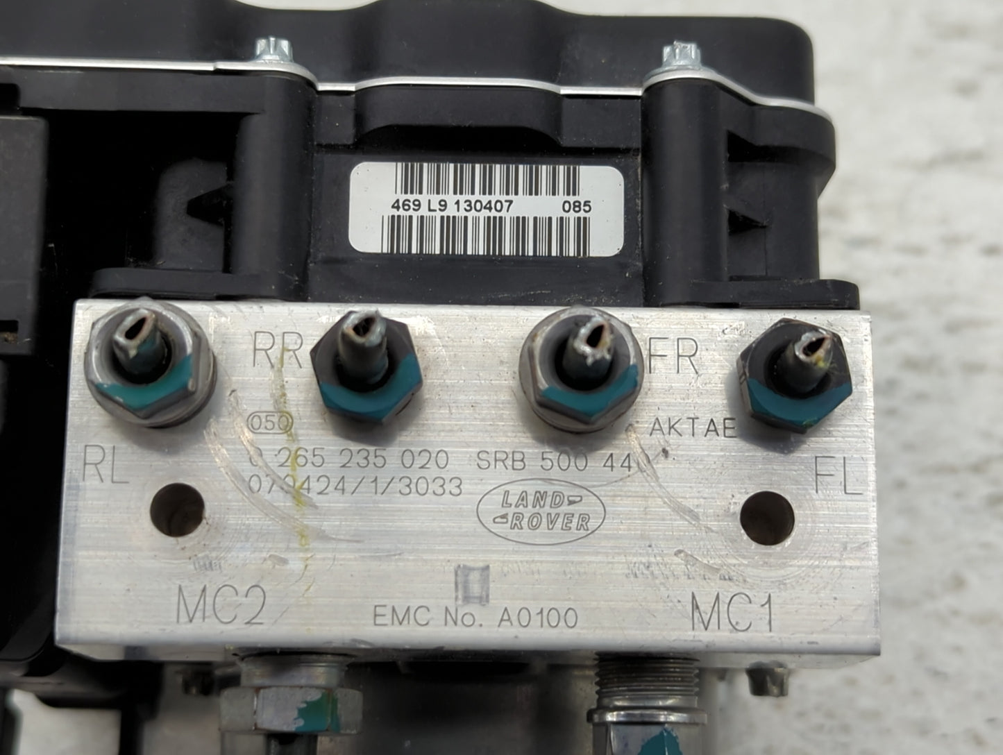 2007-2009 Land Rover Range Rover ABS Pump Control Module Replacement P/N:0 265 235 020 78414 l1050 Fits Fits 2007 2008 2009