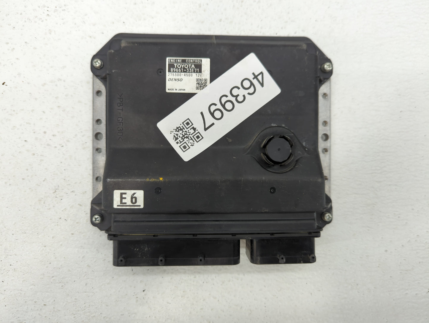 2008-2009 Lexus Es350 PCM Engine Control Computer ECU ECM PCU OEM P/N:89661-33E71 89661-33E70 Fits Fits 2008 2009 OEM Used A