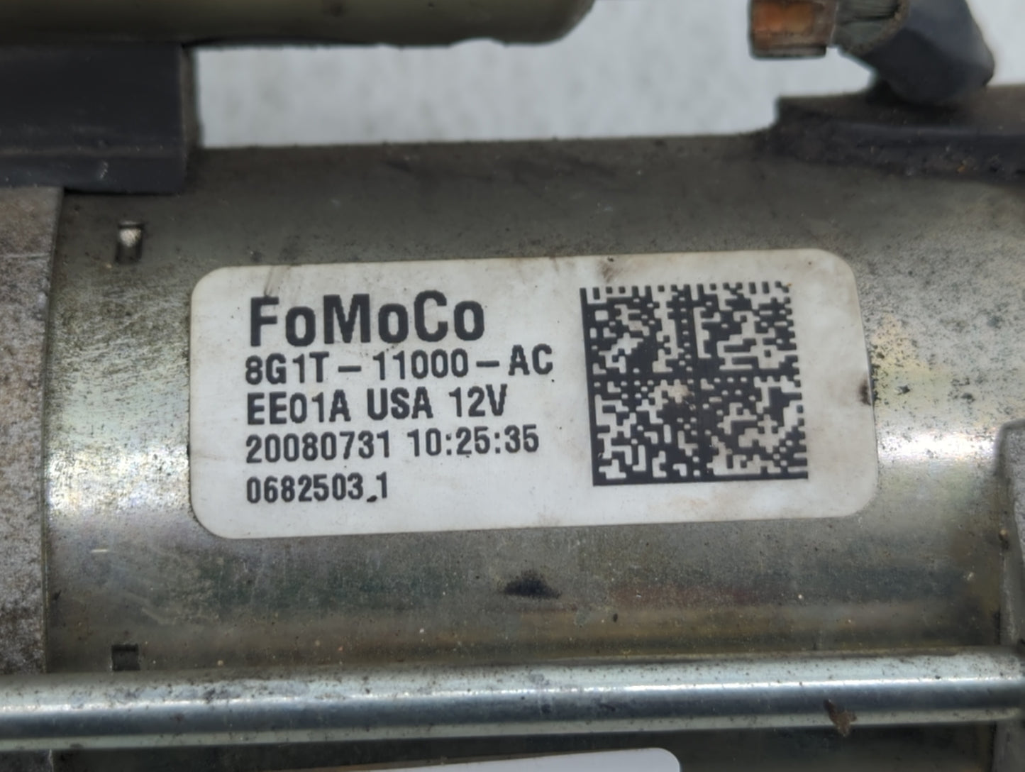 2009-2016 Lincoln Mks Car Starter Motor Solenoid OEM P/N:8G1T-11000-AC Fits OEM Used Auto Parts - Oemusedautoparts1.com
