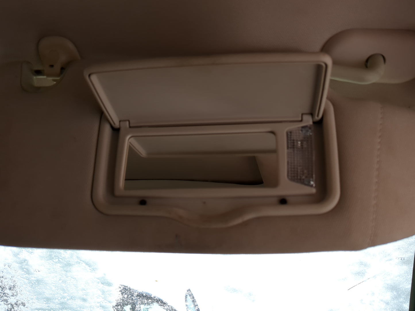 2007-2009 Lincoln Mkz Sun Visor Shade Replacement Passenger Right Mirror Fits Fits 2006 2007 2008 2009 OEM Used Auto Parts -
