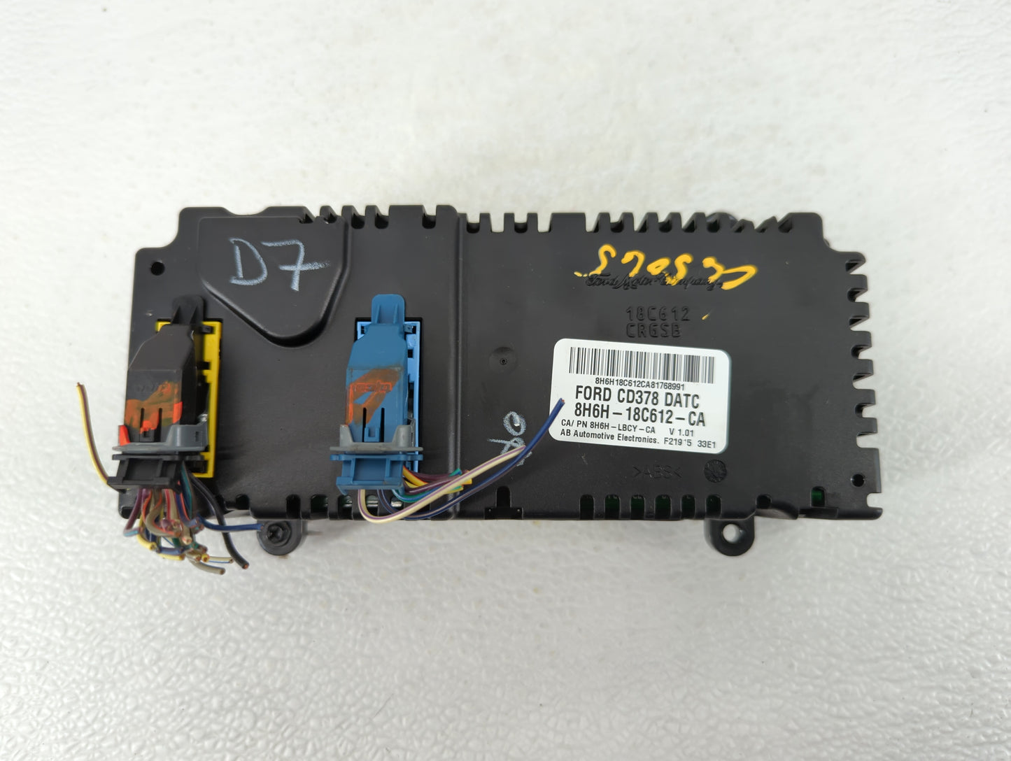 2007-2009 Lincoln Mkz Climate Control Module Temperature AC/Heater Replacement P/N:8H6H-18C612-CA 7H6H-18C612-CF Fits OEM Us