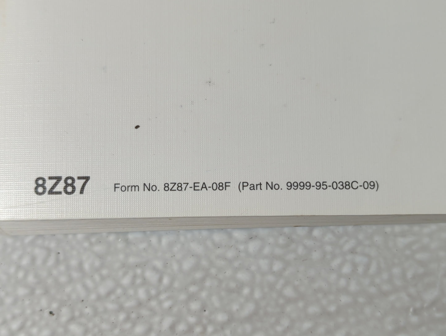 2009 Mazda 3 Owners Manual Book Guide P/N:9999-95-038C-09 8Z87-EA-08F OEM Used Auto Parts - Oemusedautoparts1.com