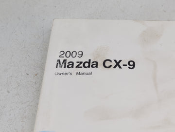 2009 Mazda Cx-9 Owners Manual Book Guide P/N:8Z66-EA-08F 9999-95-011C-09 OEM Used Auto Parts