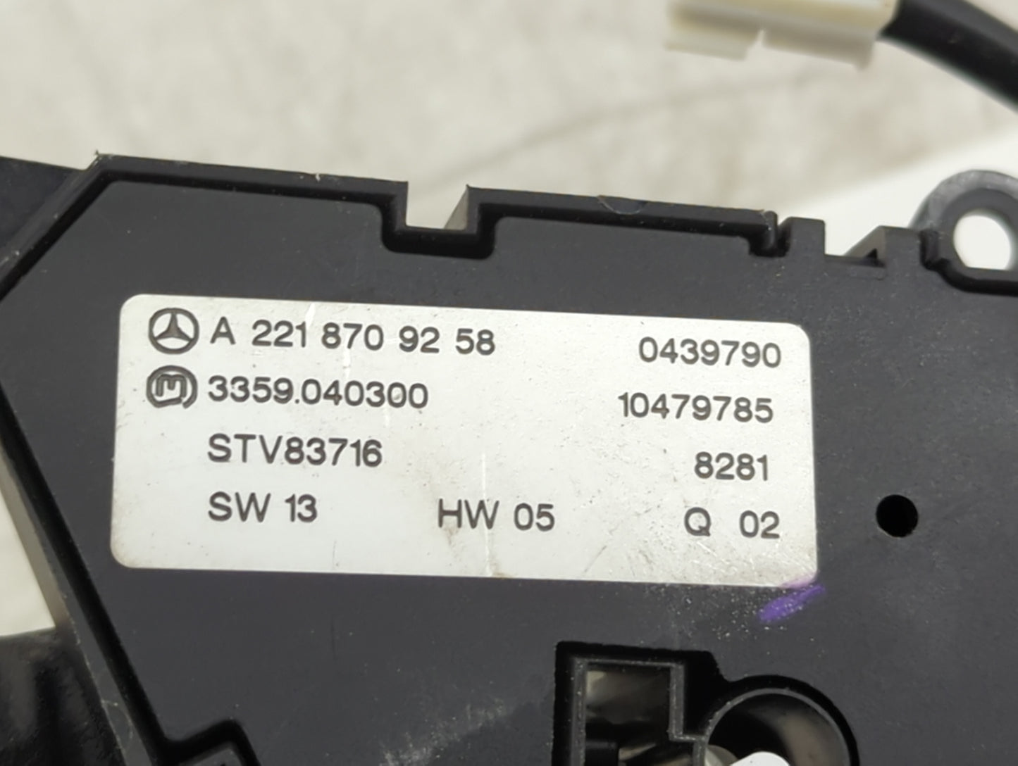 2007-2013 Mercedes-Benz S550 Master Power Window Switch Replacement Driver Side Left P/N:A2218709258 3359040300 Fits OEM Use