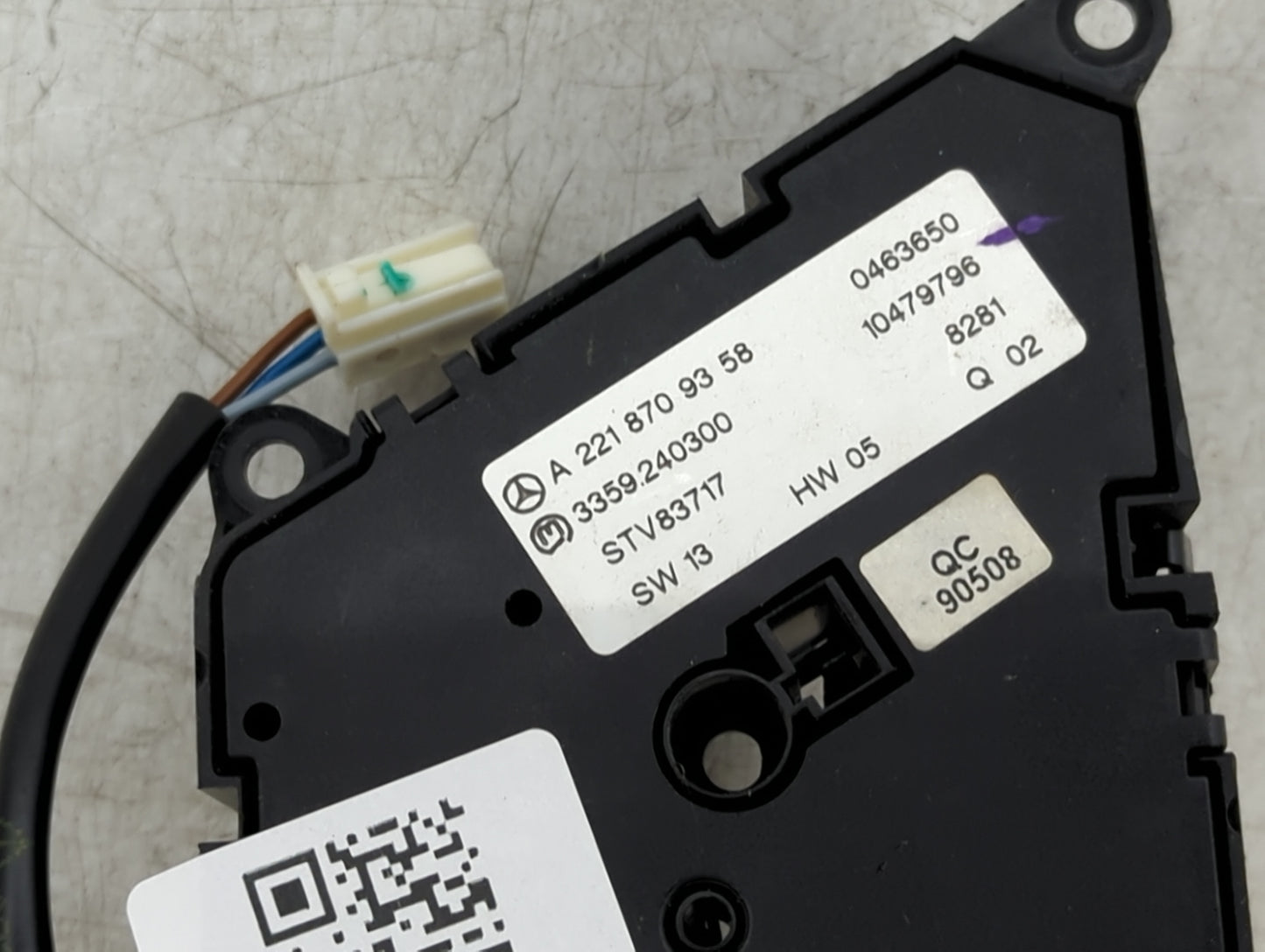 2009 Mercedes S550 Seat Control Module A2218709358|3359.240300|stv83717 - Oemusedautoparts1.com