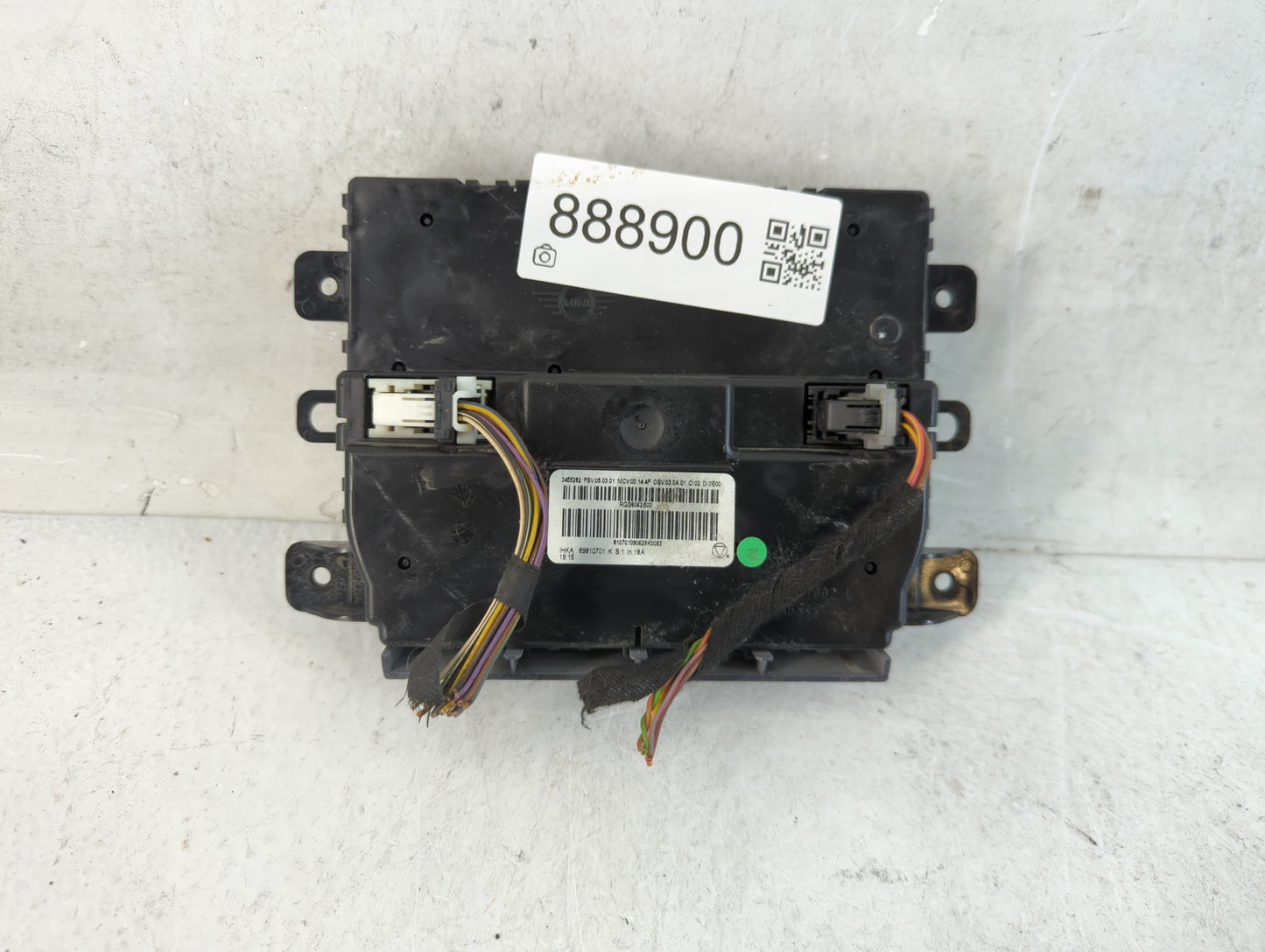 2008-2010 Mini Cooper Climate Control Module Temperature AC/Heater Replacement P/N:69810701 3455282 Fits Fits 2008 2009 2010