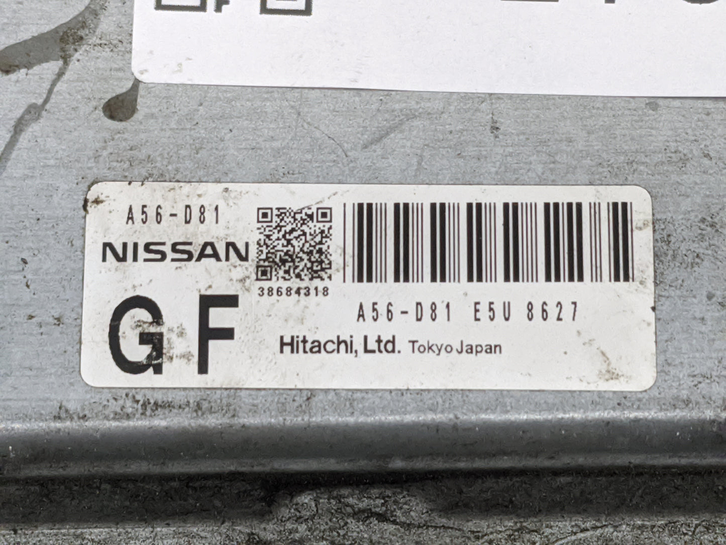 2009 Nissan Altima PCM Engine Control Computer ECU ECM PCU OEM P/N:A56-D81 A56-D81 E5U 8627 Fits OEM Used Auto Parts - Oemus