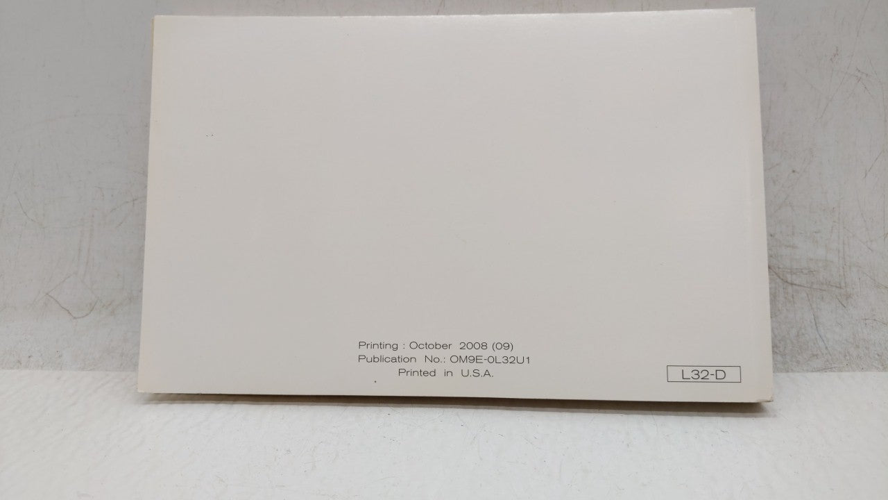 2009 Nissan Altima Owners Manual Book Guide OEM Used Auto Parts - Oemusedautoparts1.com