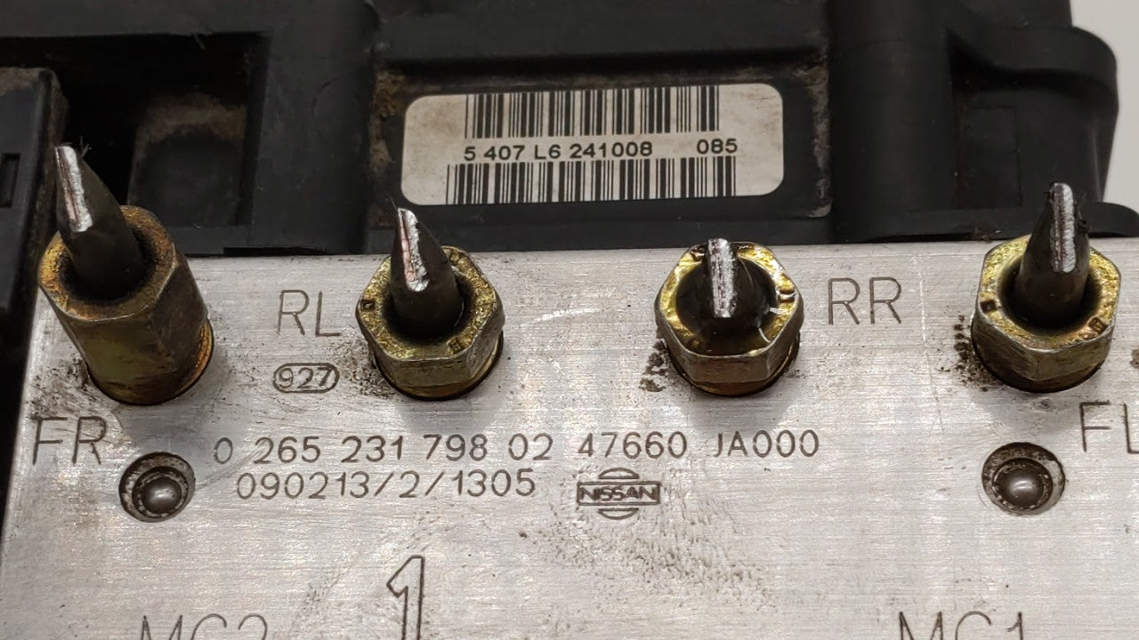 2007-2009 Nissan Altima ABS Pump Control Module Replacement P/N:0 265 231 798 47600 JA000, 0 265 800 556 Fits Fits 2007 2008