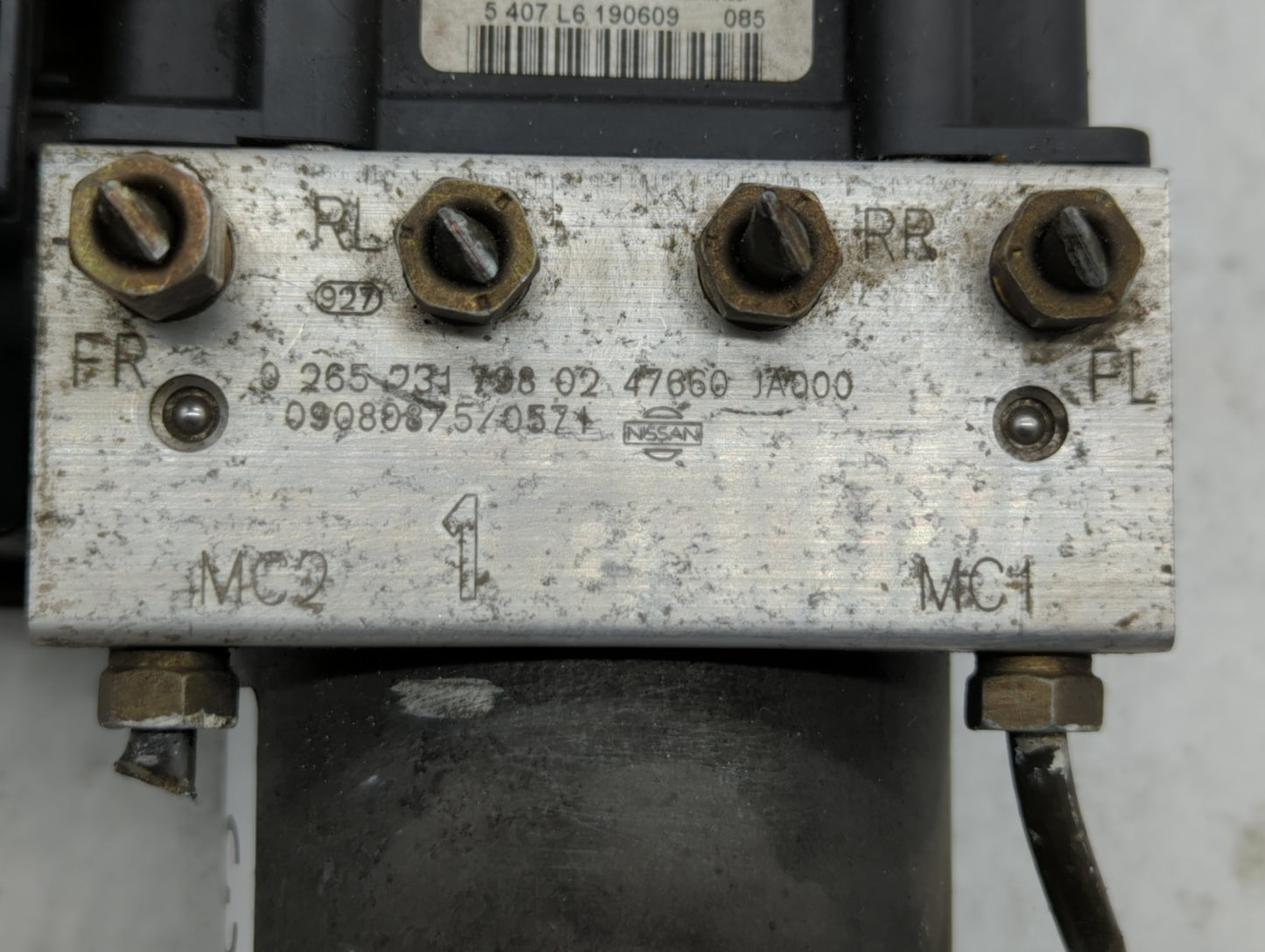 2007-2009 Nissan Altima ABS Pump Control Module Replacement P/N:47660 JA000 Fits Fits 2007 2008 2009 OEM Used Auto Parts - O