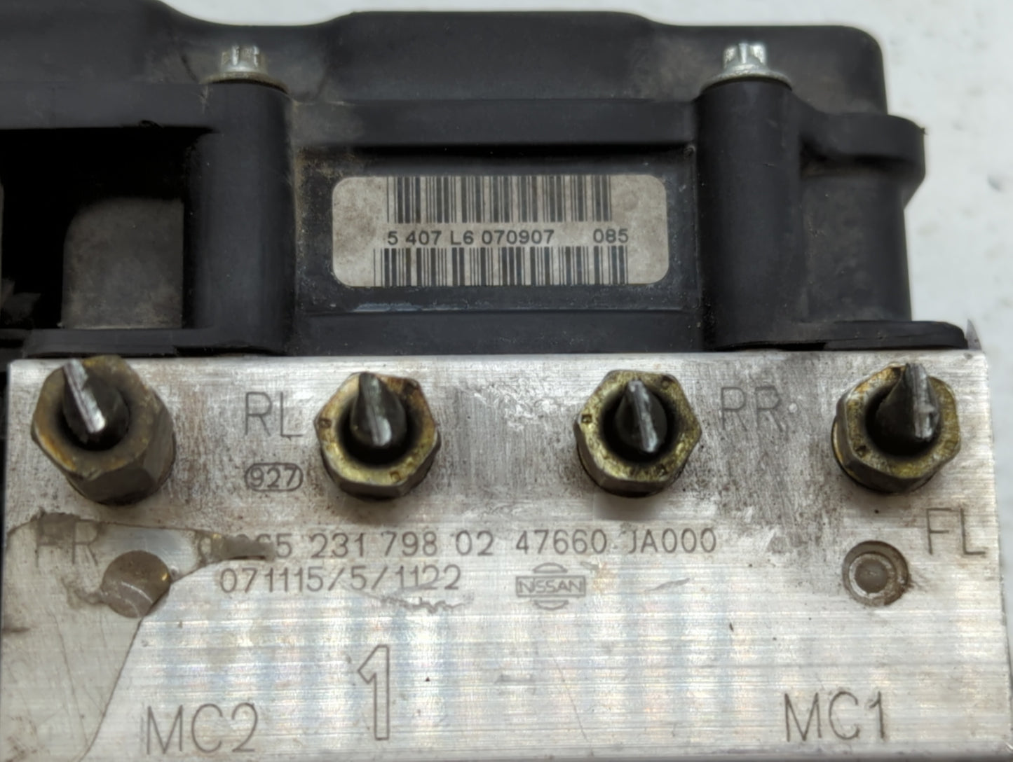 2007-2009 Nissan Altima ABS Pump Control Module Replacement P/N:0 265 231 798 47600 JA000, 0 265 800 556 Fits Fits 2007 2008