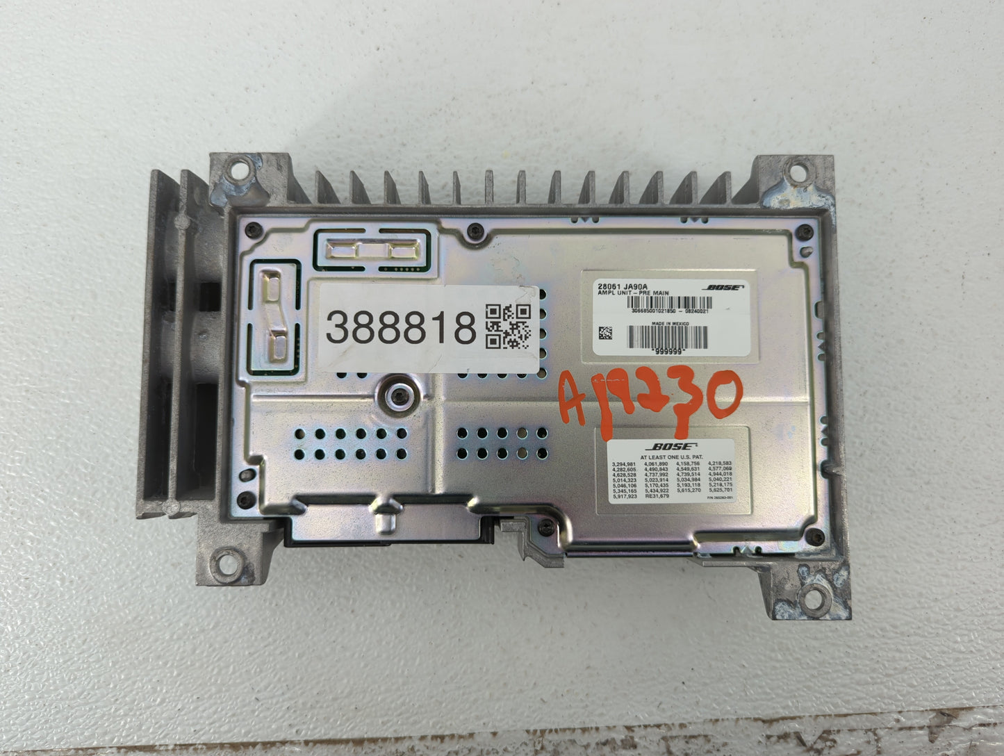 2009 Nissan Altima Radio Speaker Amplifier 28061 Ja90a|28061 Ja80a - Oemusedautoparts1.com
