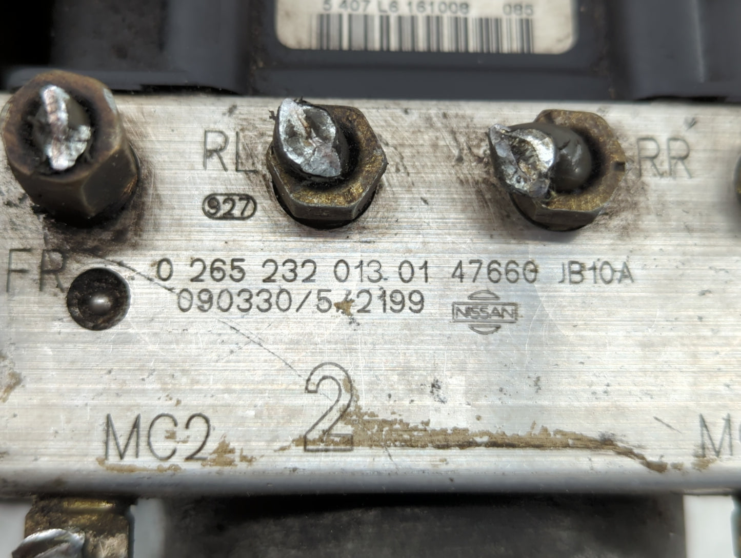 2008-2009 Nissan Altima ABS Pump Control Module Replacement P/N:47660 ZK00B 47660 JA000, 47660 1B10A Fits Fits 2008 2009 OEM