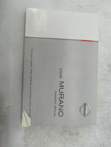 2009 Nissan Murano Owners Manual Book Guide P/N:0M9E-0Z51U2 OEM Used Auto Parts