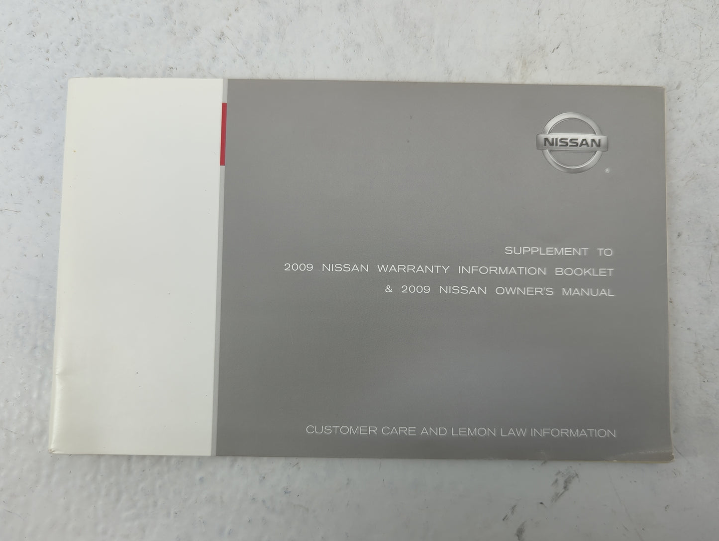 2009 Nissan Murano Owners Manual Book Guide P/N:NA9E-2NAVU0 UTN02-E9U0K, T00NM 1AA0J OEM Used Auto Parts - Oemusedautoparts1